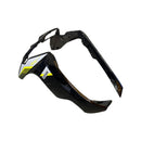 FRONT LEG SHIELD BLACK GK WITH STICKER  (BLOG 150)