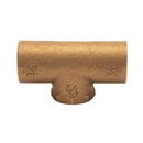 Conector T De Cobre De 3/4" X 3/4" X 1/2" Con Entrada Hembra