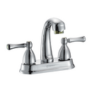 Llave Mezcladora 4" Para Lavamanos Con Cubierta Y Manerales Tipo Palanca. Pluma Grifo Modo Frío Y Caliente.