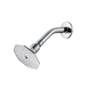 Regadera para Ducha Octagonal 3½" Cromada. Cabezal de Alta Durabilidad con Flujo Ajustable para Baja Presión.