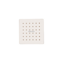 Cabezal de Ducha cuadrado 4" Satinado. Regadera de Acero Inoxidable cepillada.