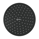 Regadera para Ducha Redonda 10". Cabezal de Acero Inoxidable con Acabado negro Mate.