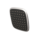 Regadera para Ducha Cuadrada 6" Cromada. Cabezal de Plástico ABS con Bola de Acero Inoxidable.