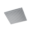 Regadera para Ducha Cuadrada 8" Cromada. Cabezal de Plástico ABS Resistente.