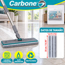 Repuesto Mopa de Microfibra de Alta Absorción (unidad). Compatible con Trapeador Plano Flat Mop Autolimpiante (UN-C019).