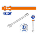 Llave de combinación 13mm. Acero Cr-V. Pulido. Long:160mm.