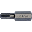 10 Pzas - Puntas De Destornillador Estriadas Spline  8 X 30 Mm, M6