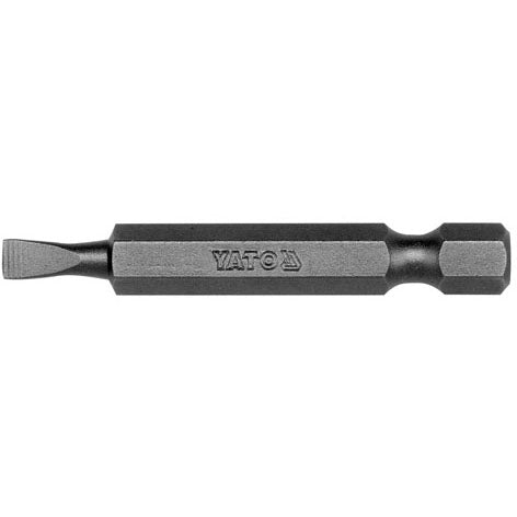 1 Pza - Punta De Destornillador Plana, 1/4, 50 Mm, 4 Mm