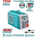 Máquina De Soldar Inverter 160 AMP MMA. Voltaje De Entrada 110-120/220-240.