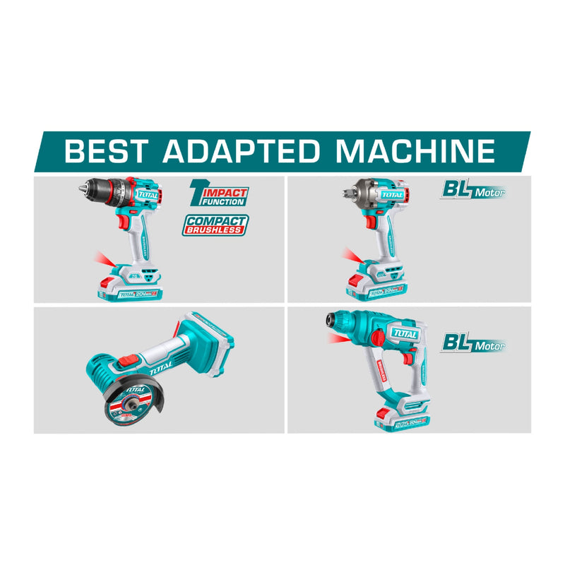 Batería 20V inalámbrica Litio 2.0 Ah TOTAL