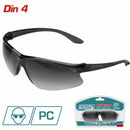 Lentes de seguridad para trabajar bajo el sol oscuros. Tono N 8.