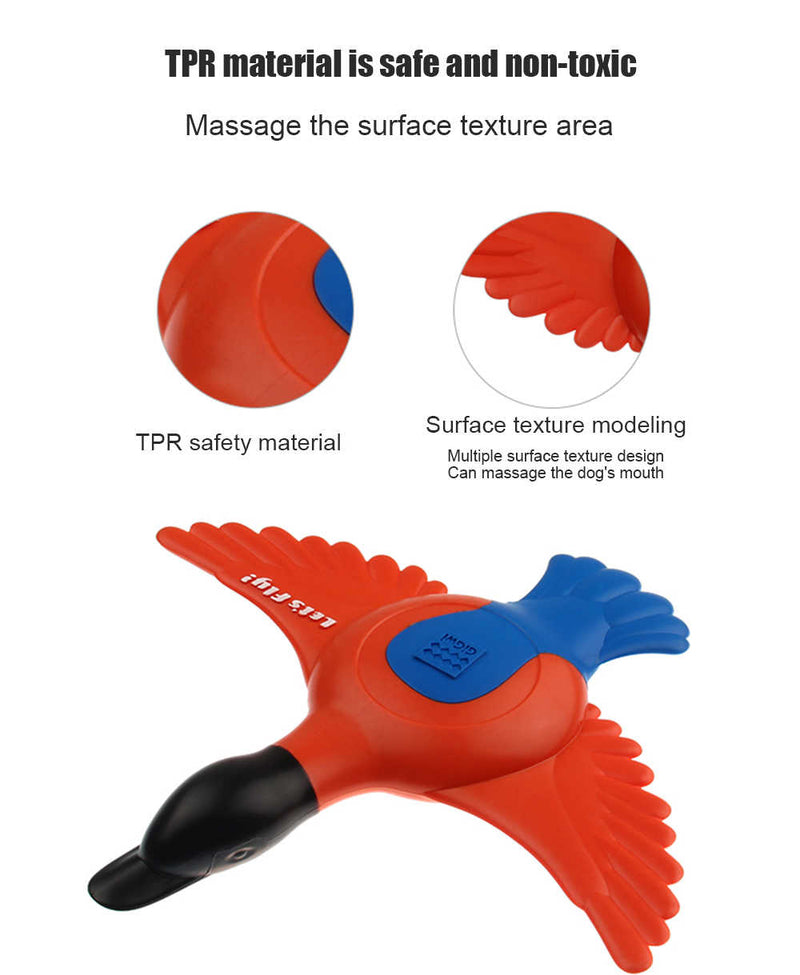 Juguete frisbee Lets fly pato para mascota