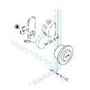 Cerradura Cilindrica Para Pegar Con Uv( Vidrios De 6 Mm) Requiere Perforacion En El Vidrio.