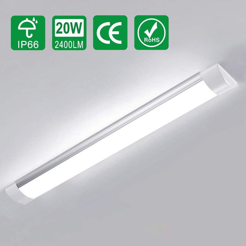 Lampara LED Rectangular de Sobreponer. 36 Watt. 120Volt. 60Hz. Luz Blanca (6400K) 2600 Lumens.