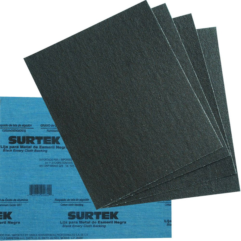 Lijas de esmeril negra 9" x 11" Surtek
