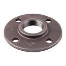 Brida galvanizada de piso 3/8"