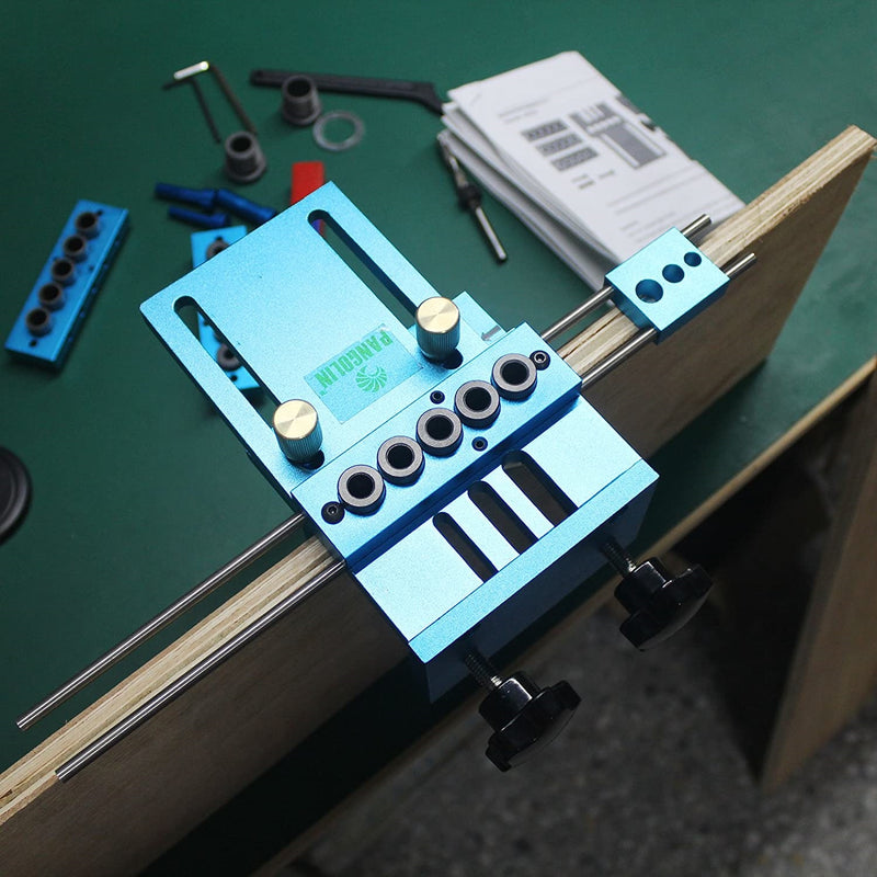 Guía plantilla para perforación de 5 agujeros para madera 6/8/10/15mm