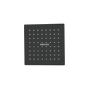 Regadera para Ducha cuadrada 6". Cabezal de Acero Inoxidable con Acabado negro Mate.