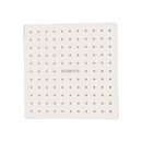 Cabezal de Ducha cuadrado 10" Satinado. Regadera de Acero Inoxidable cepillada.