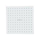 Cabezal de Ducha cuadrado 10". Regadera de Acero Inoxidable Cromada.