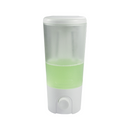 Dispensador de Jabón Líquido 380ml. Color blanco. Montaje de Pared Resistente para Baño y Cocina.