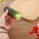 Cortador en espiral de vegetales, manual.