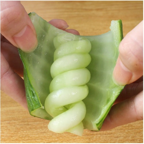 Cortador en espiral de vegetales, manual.