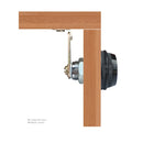 Cerradura con contraseña de 3 dígitos.