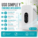 Purificador De Aire 3 En 1 Con Filtro HEPA H13, Plasma Y Ozono. Cobertura 25 M². CADR 100 M³/H. Temporizador y funcionamiento silencioso.