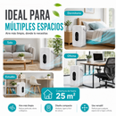 Purificador De Aire 3 En 1 Con Filtro HEPA H13, Plasma Y Ozono. Cobertura 25 M². CADR 100 M³/H. Temporizador y funcionamiento silencioso.