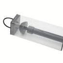 Barra tubo Ajustable cromado para  cortinas 70-120cm Hierro resistente y diseño moderno.