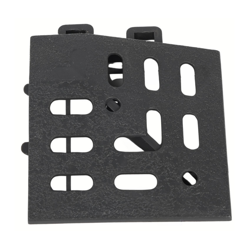 Alfombras comerciales de entrada para polvo Antideslizante Negro 7.5x7.5cm para Exteriores, Uso Comercial y Residencial. Alfombrilla (esquinero)