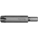 1 Pza - Punta De Destornillador De Impacto Torx 8 X 70 Mm, T60