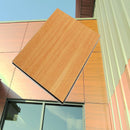 Lámina alucobond ACM 4mm PVDF 1.22x2.44m (4x8pies) Panel Revestimiento Exterior de Alta Calidad Color Madera Sequoia B084 aluminio compuesto