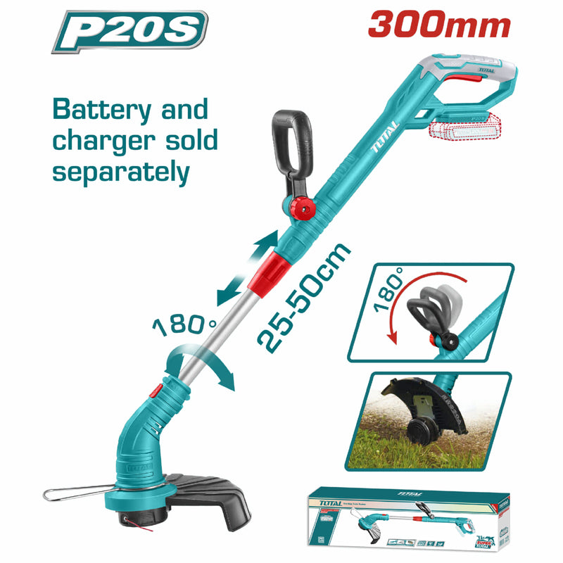 Desmalezadora Inalámbrica de Batería de Litio 20V. Desbrozadora.