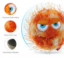 Pelota crazy ball tela naranja para mascota