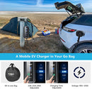Cargador carros eléctricos Tipo1 J1772 10 a 40A, 110-240V WiFi Dual portátil o de pared.