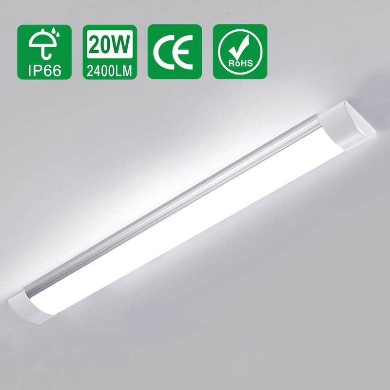 Lampara LED Rectangular de Sobreponer. 9 Watt. 120Volt. 60Hz. Luz Blanca (6400K) 700 Lumens.