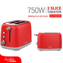 Tostadora Retro Decakila 750W. 2 Rebanadas