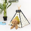 Casa de tela para mascotas. Estilo tienda de acampar. Tamañp 40x40x50cm