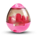 Bola Interactiva de Plastico ABS dispensador de comida para Mascotas. Tamaño 3.9x4.6Pulgadas Rosado