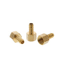 Adaptador hembra de 3/8" x 3/8" de latón para manguera