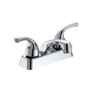 Grifo Mezclador 4" para Lavamanos con Manerales Tipo Palanca. Pluma Llave Cromada.