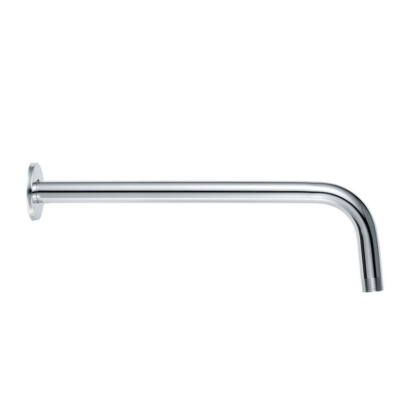 Tubo Para ducha Con Chapetón Cromado Brillante. Brazo para regadera (40cm).