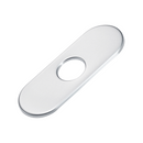 Cobertor Para Llave De Fregador 16 cm. Placa para grifo de acero inoxidable. Acabado cromado brillante.