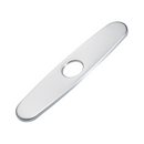 Cobertor Para Llave De Fregador 25 cm. Placa para grifo de acero inoxidable. Acabado cromado brillante.