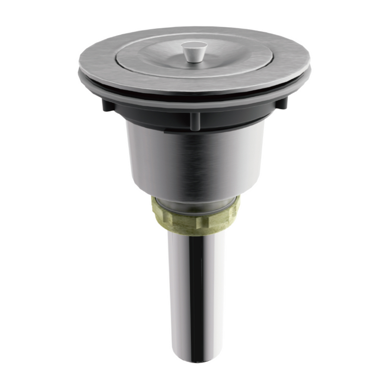 Desagüe para Fregador 90mm. Drenaje con Coladera y Tubo de 38mm.