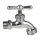Llave de Agua para Jardín 1/2" con Rosca 3/4". Grifo Pluma de Exterior para Manguera.