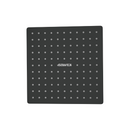 Regadera para Ducha cuadrada 10". Cabezal de Acero Inoxidable con Acabado negro Mate.