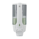 Dispensador de Jabón Líquido de Pared 350ml Blanco. Plástico ABS Resistente para Baño, Cocina, Shampoo y Gel Antibacterial.